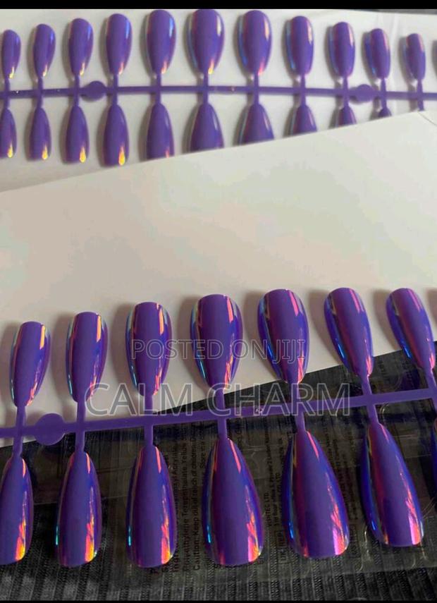 24pcs Solid Chrome Colour Press-on Nails - thumbnail 11