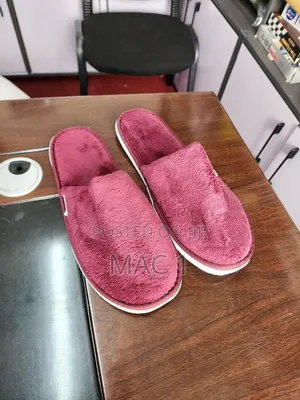 Maroon Indoor Slippers Indoor Slippers Faux Soft Fur Warm Home Slipper