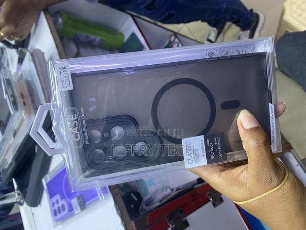 Makavio Translucent Matte for Samsung Galaxy S22 Ultra Case - thumbnail 3