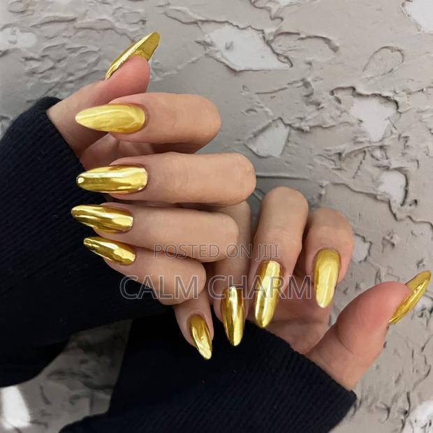24pcs Solid Chrome Colour Press-on Nails - thumbnail 18