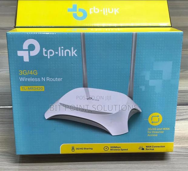 Tplink Tl-Mr3420 Wireless Router 300mbps Speeds for Upto 32 Devices - main view