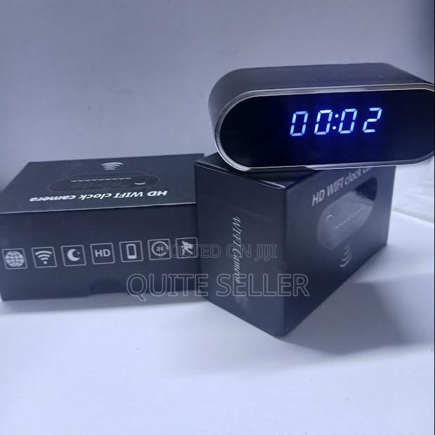 Hidden Camera Clock With Wifi Full Hd - Records 1080p Full Hd Videos