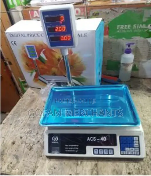 Acs-40 40kg Counter Scales (With Arm)