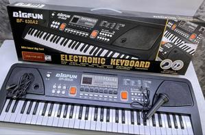 61 Keys Electric Piano With Microphone and Charging Cable - thumbnail 2