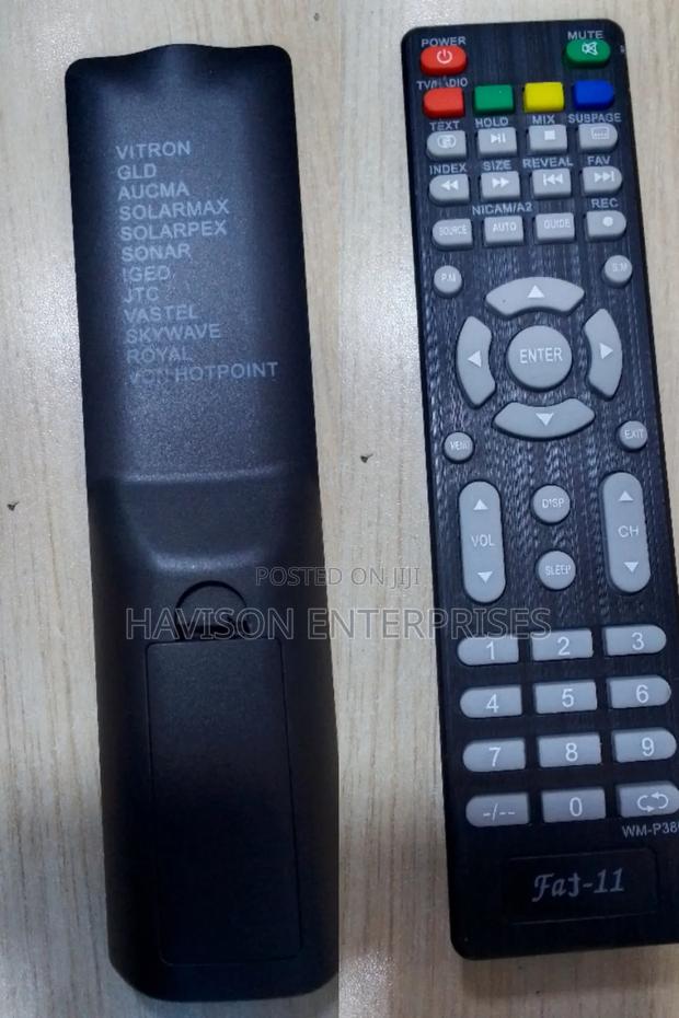 Universal Tv Remote(Vitron/Aucma/Royal/Sonar/Skywave)