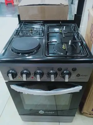 Nunix 60 by 60 Cooker With Electric Oven 3g+1e