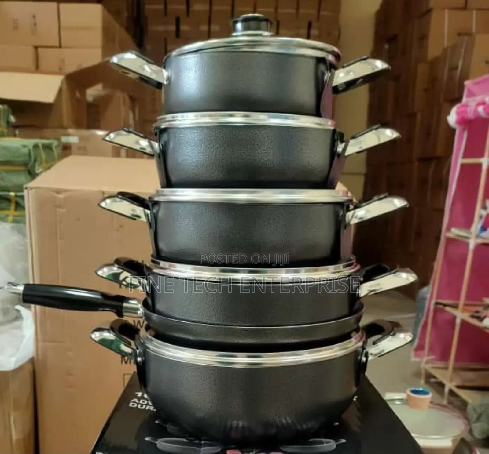 10 Pieces Heavy Duty Jp Non Stick Cookware Set