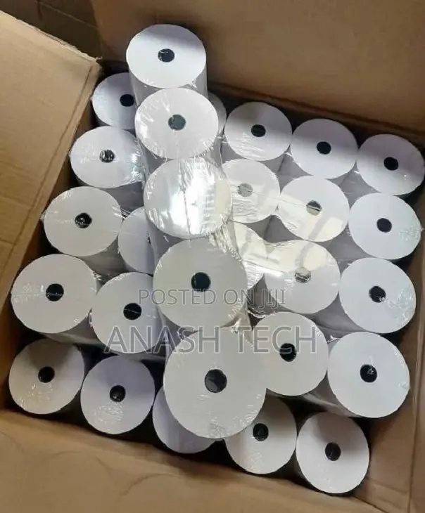 Non- Fading 50 Pieces of 80mm by 80mm by 13mm Thermal Rolls