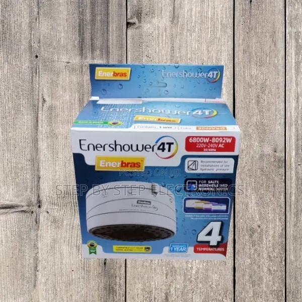 Low-Cost Enerbras Enershower (4t) Instant Shower Water Heater - 4 Temp
