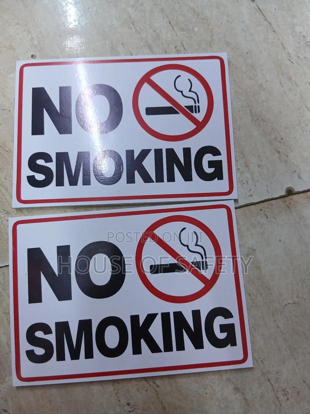 No Smoking Signages - main view