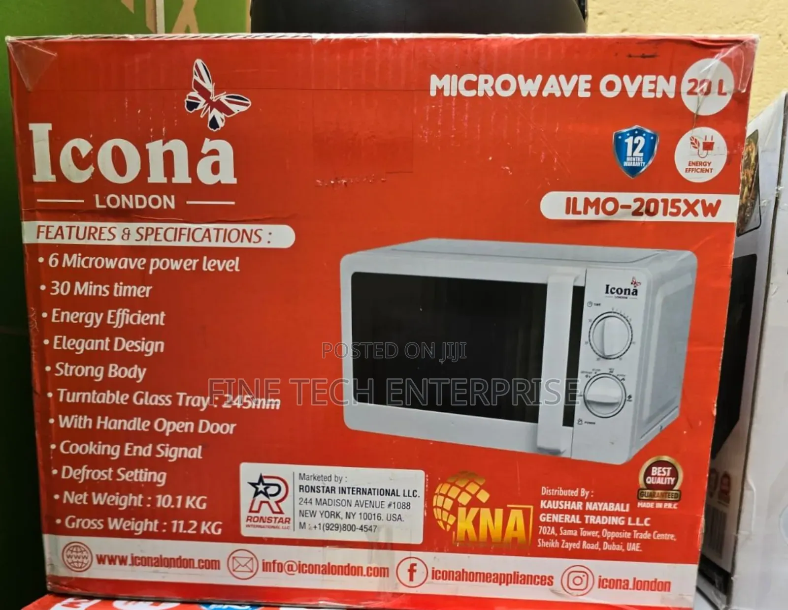 20 Litres Icona Manual Microwave