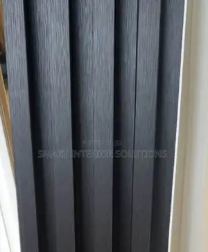Black Fluted Panel