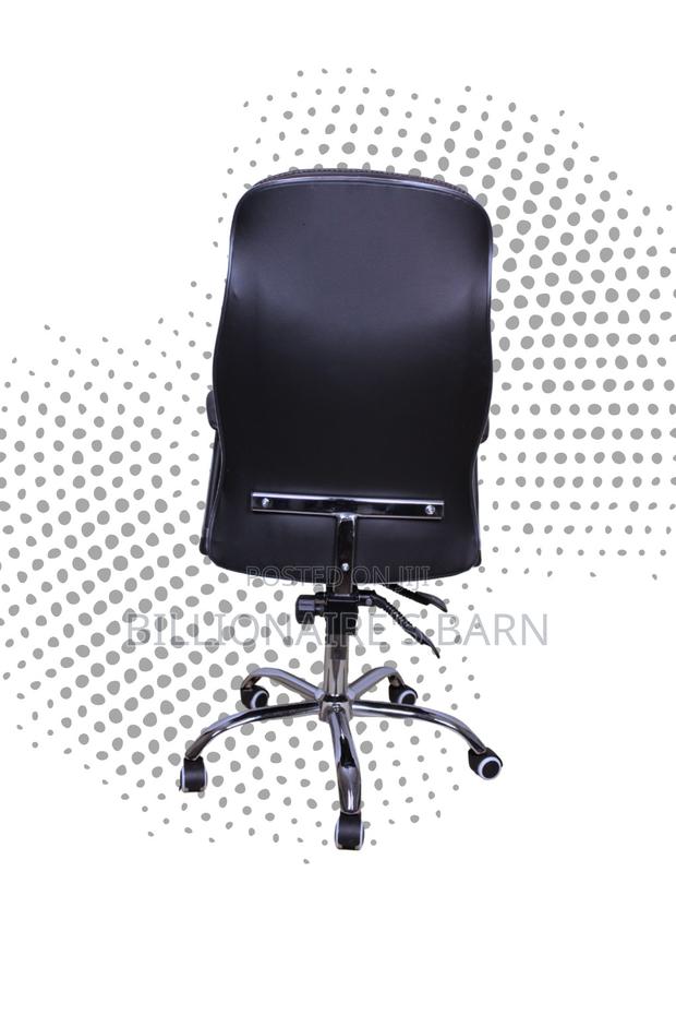 Executive Leather Office Chair | New Arrival Padded Armrests - thumbnail 2