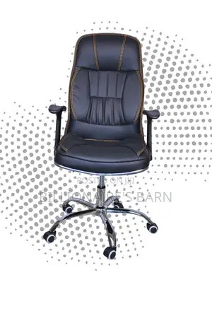 Executive Leather Office Chair | New Arrival Padded Armrests