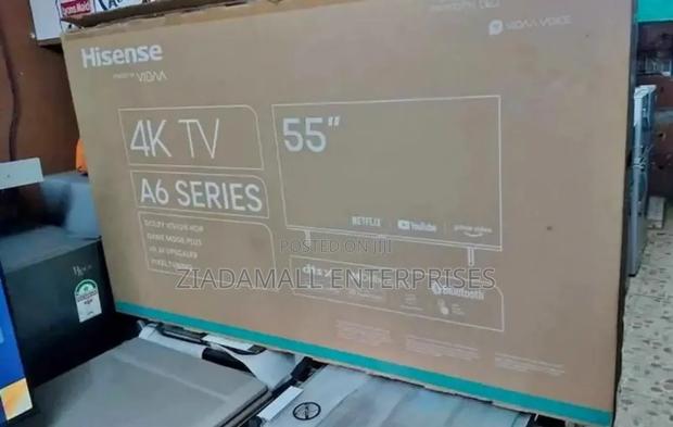 Smart Entertainment, Simplified
 Hisense 55 Smart Tv A6