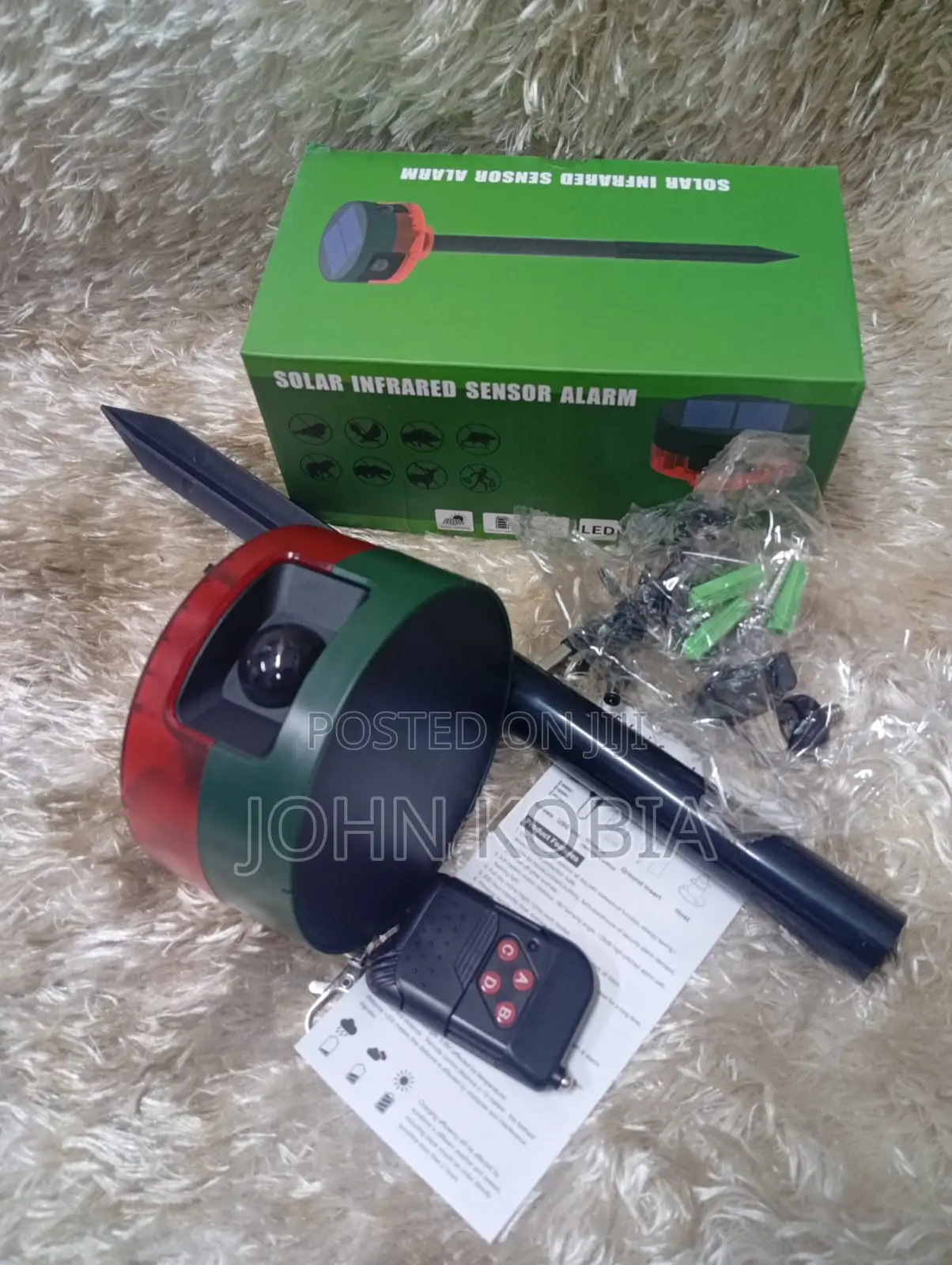 Solar Infrared Sensor Alarm – Outdoor Motion Detection Security System