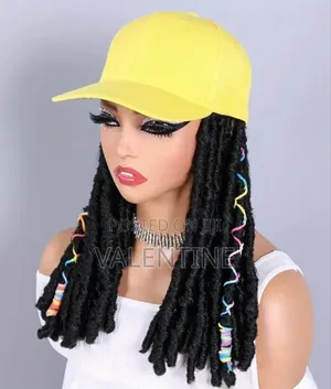 Dreadlock Wigs With Yellow Baseball Cap