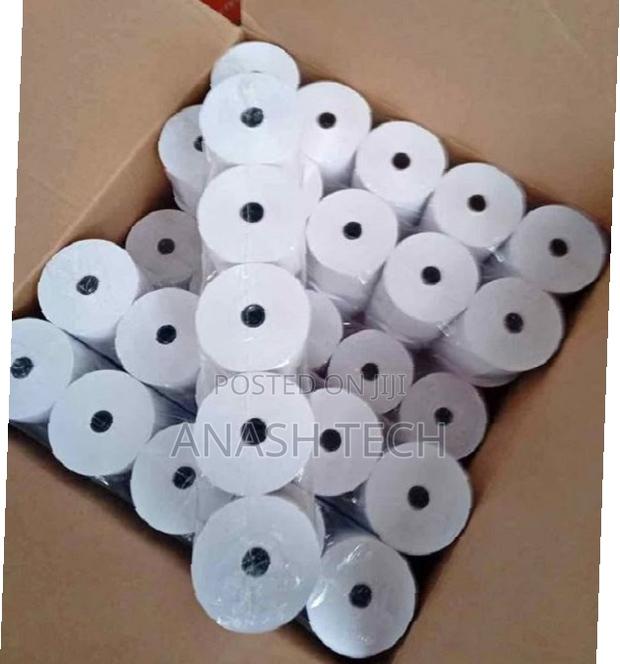 Full Box of 80mm by 80mm by 13mm Thermal Rolls Paper