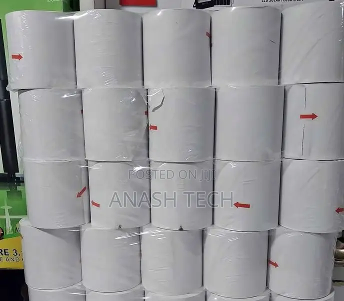 Clear Printing 80mm by 80mm by 13mm Thermal Rolls Paper- Box