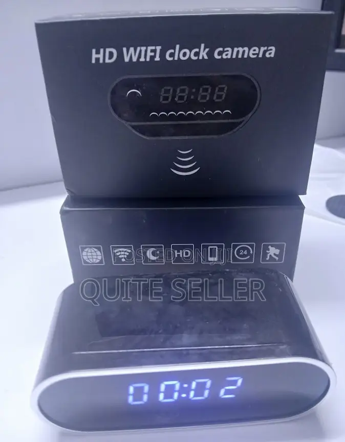 Wifi Clock Hidden Spy Camera With Remote Access - Easy-to-Use