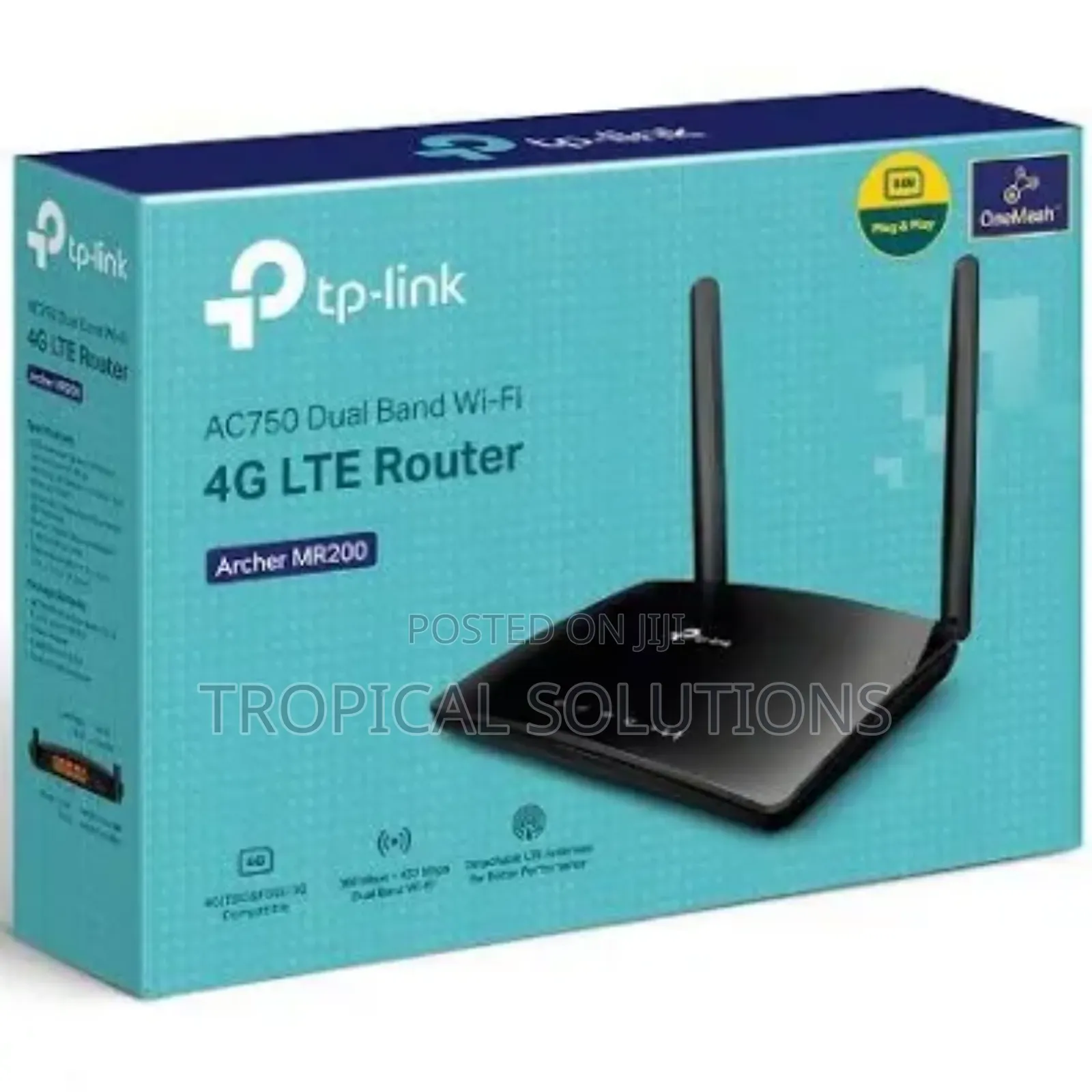 Tp-Link Ac750 Wireless Tl-Archer Mr200 Dual-Band 4g Lte Router