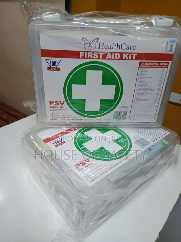 PSV First Aid Kits Clear With Different Essentials - thumbnail 2