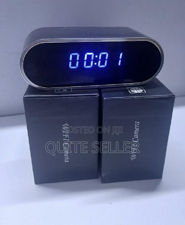 Clock Hidden Spy Camera With Remote Phone Access - Durable Material