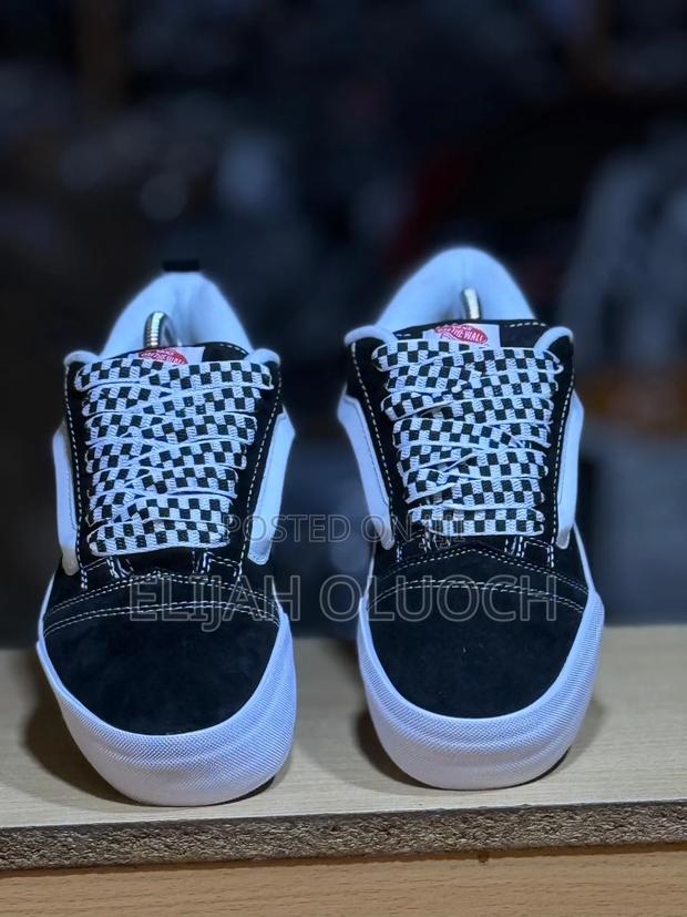 Vans Knu Old Skool Black White Sole - thumbnail 3