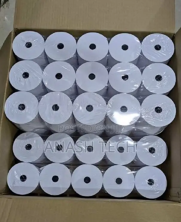 Low Budget 50 Pieces of 80mm by 80mm by 13mm Thermal Rolls