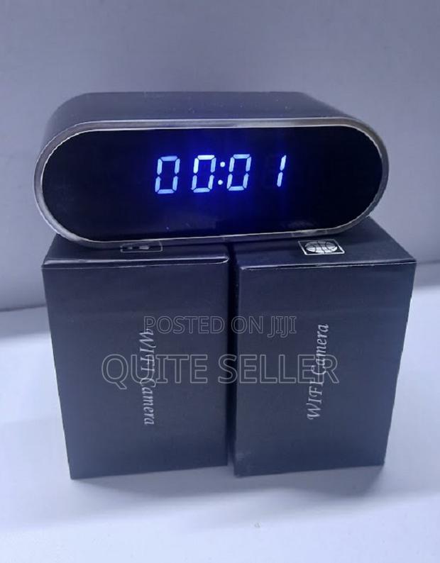 Wifi Clock Hidden Spy Camera - Remote Phone Access Support Recording - main view