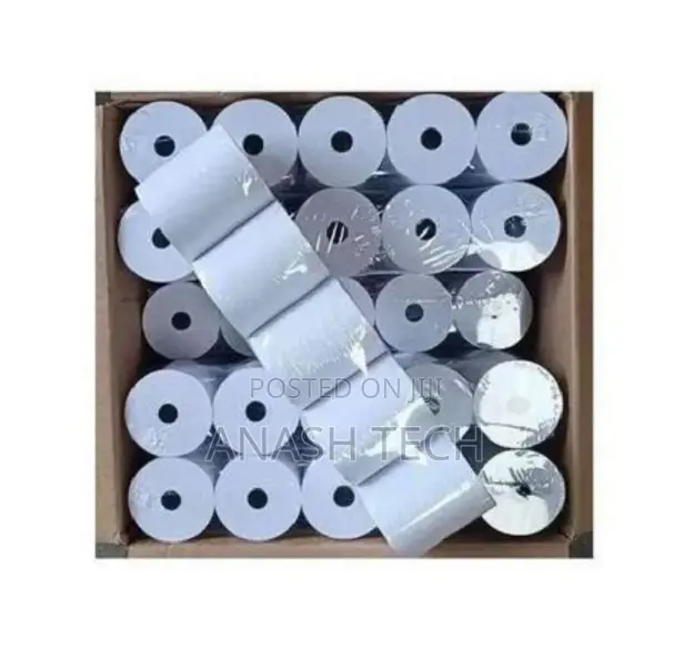 Futuristic 50 Pieces of 80mm by 80mm by 13mm Thermal Rolls
