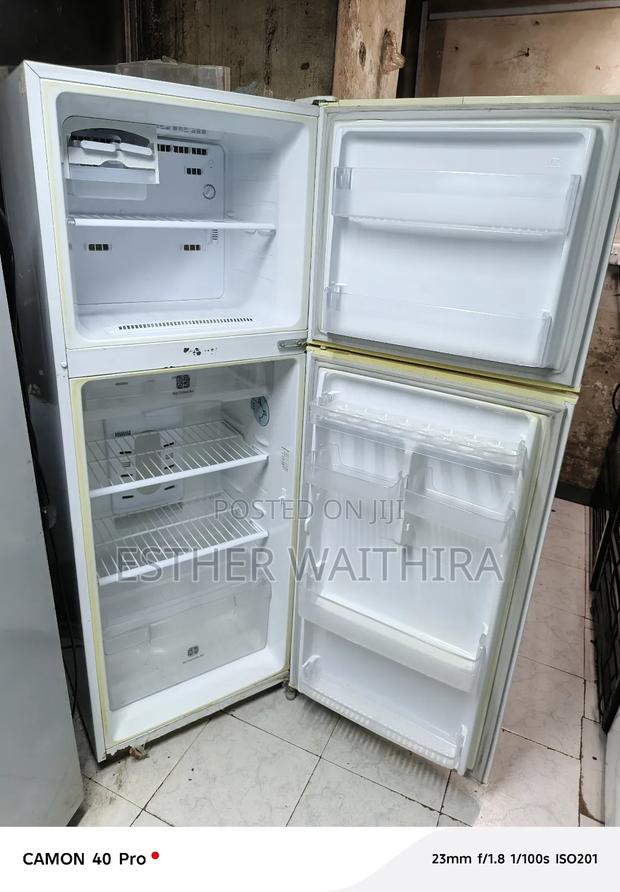 White Samsung Fridge 400l - thumbnail 4