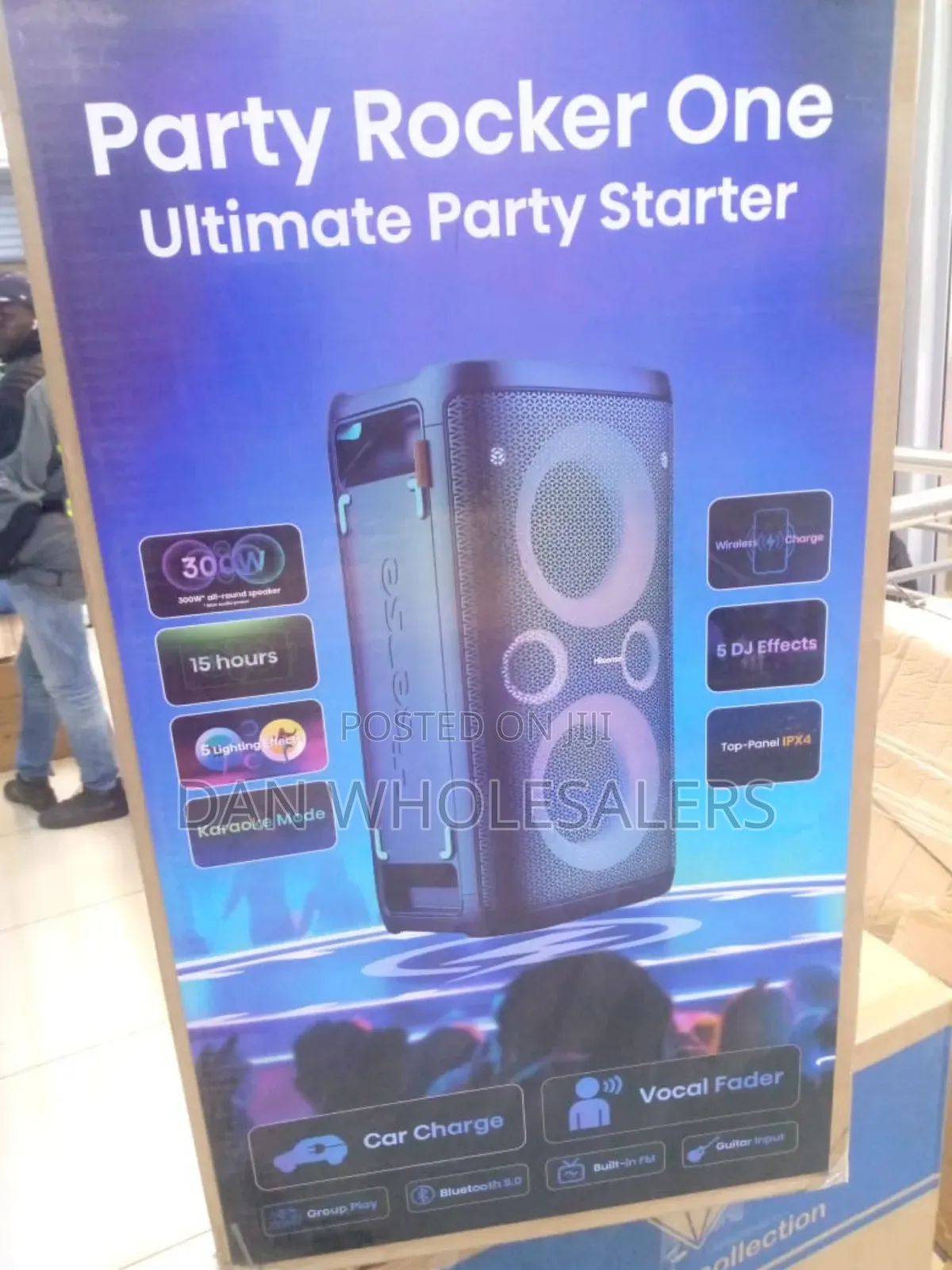 Portable Hisense Party Rocker With Bluetooth