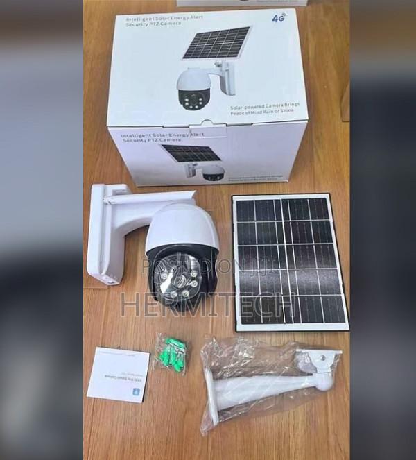 Solar CCTV Camera 4g Simcard Single Lence PTZ CCTV Camera - thumbnail 2