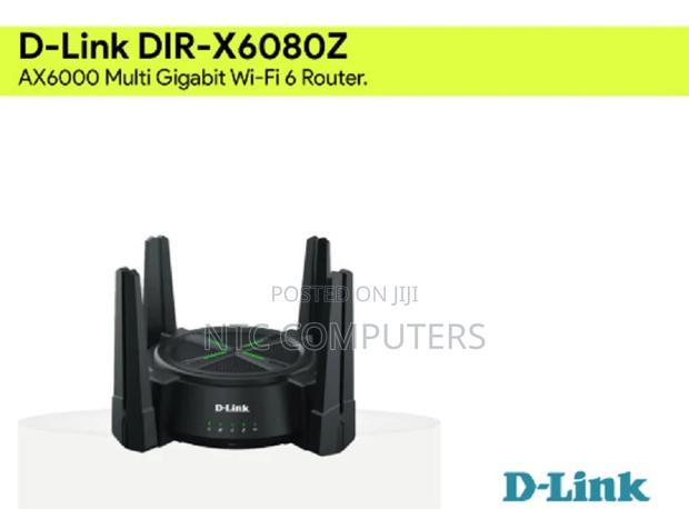 D-Link Ax6000 Multi Gigabit Wi-Fi 6 Router - Dir-X6080z