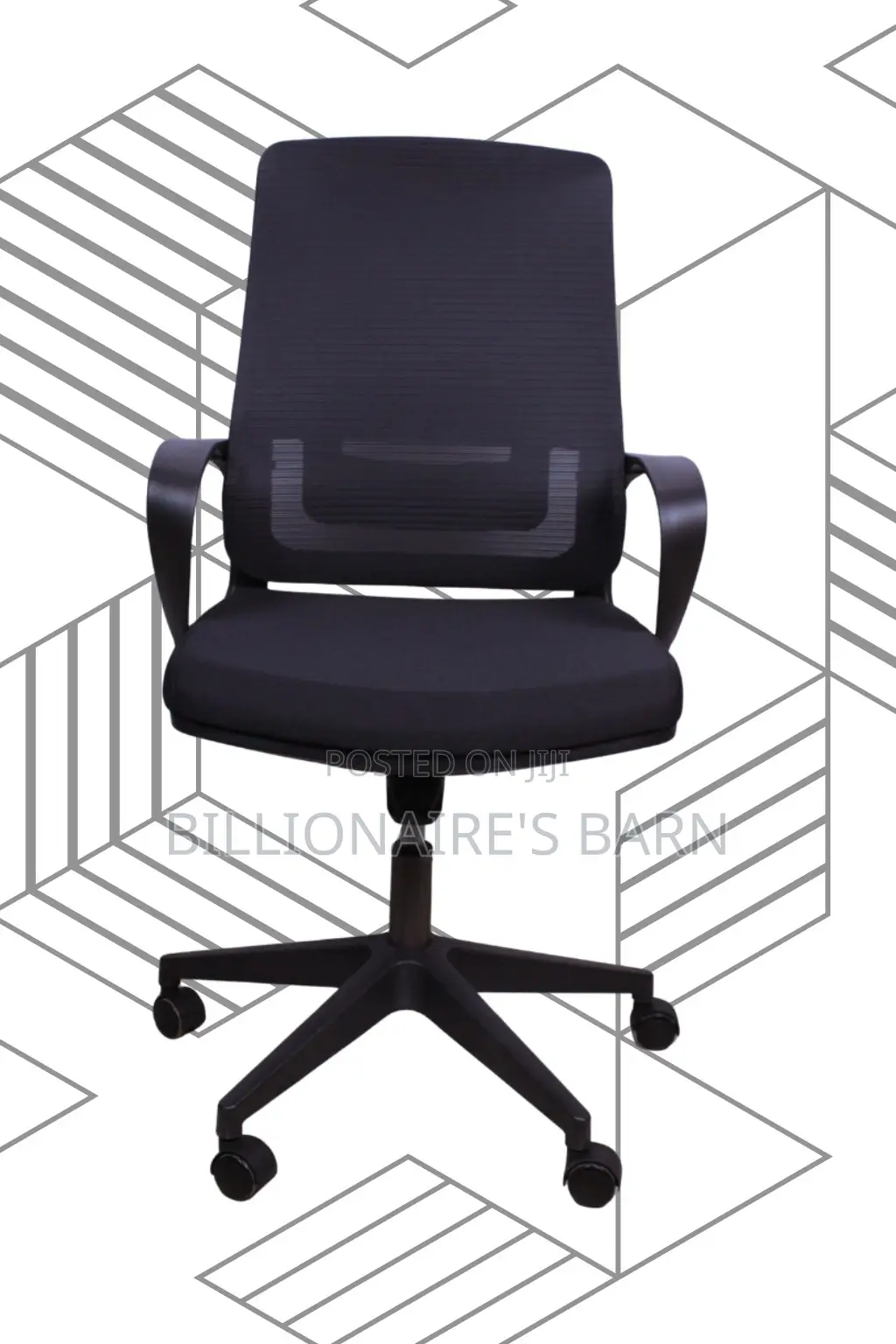 Pro-Grade Black Ergonomic Mesh Office Chair | Mesh Backrest