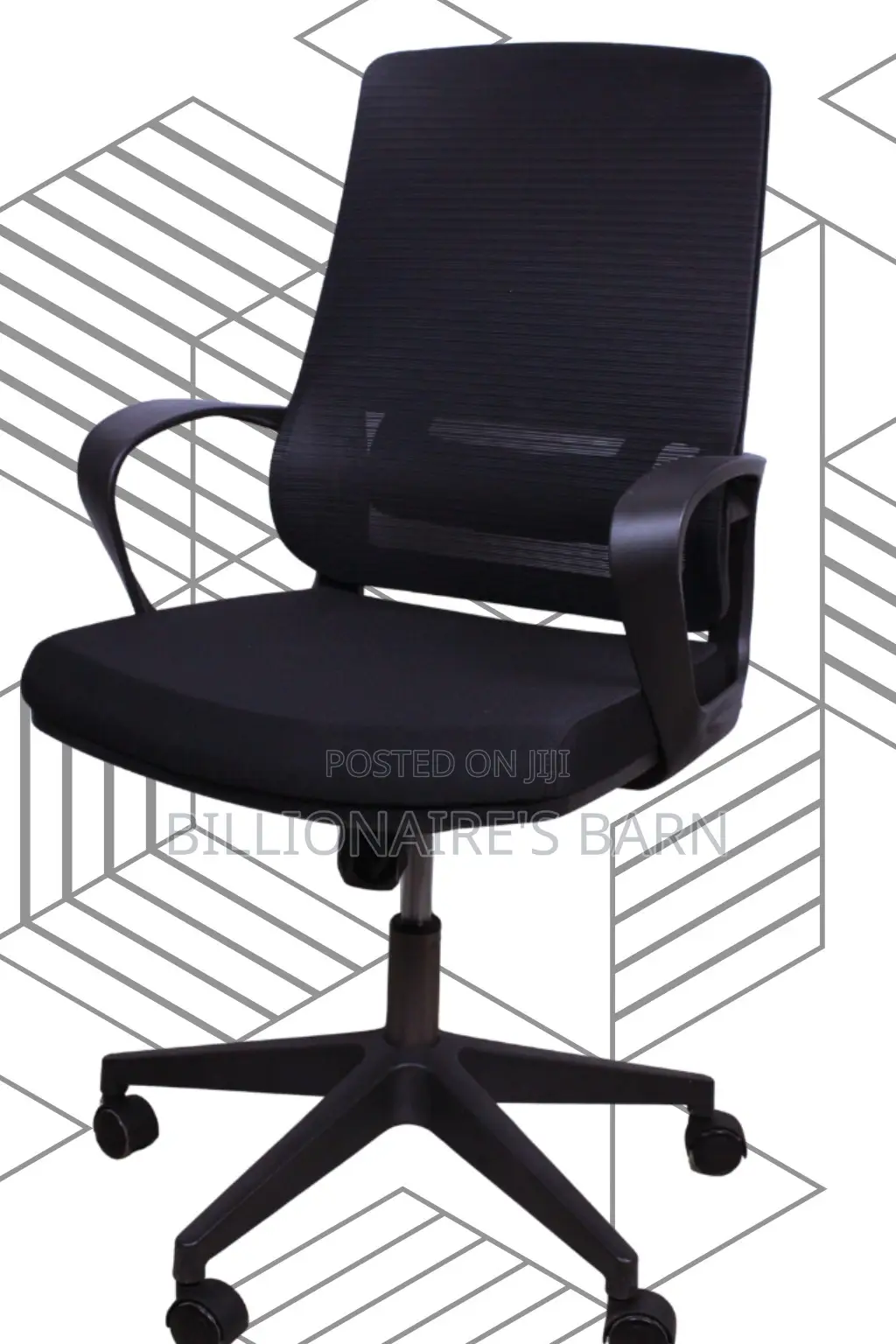 Pro-Grade Black Ergonomic Mesh Office Chair | Mesh Backrest