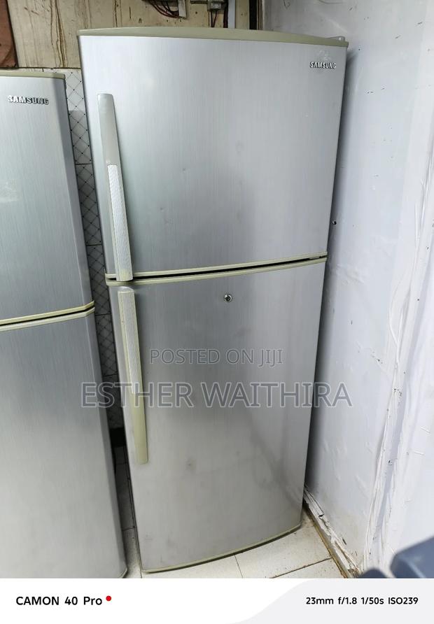 Silver Samsung Fridge 450 Litres - main view