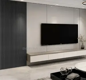 Living Room Fluted Panels