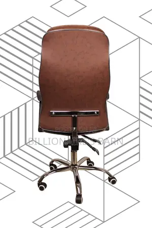 Ergonomic Executive Leather Chair — Steel Frame