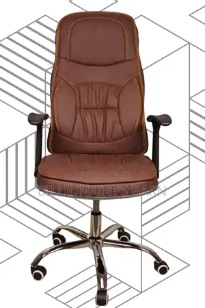 Ergonomic Executive Leather Chair — Steel Frame