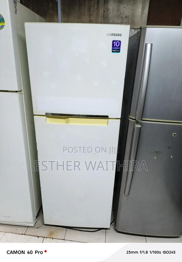 White Samsung Digital Inverter Fridge