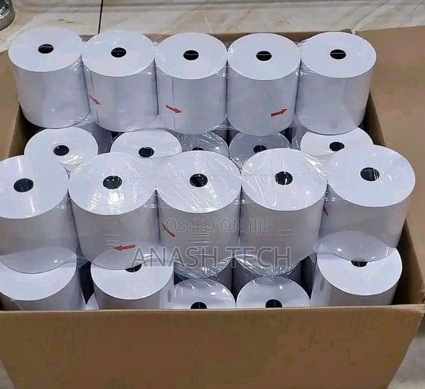 Retail Stores 50 Pieces of 80mm by 80mm by 13mm Thermal Rolls