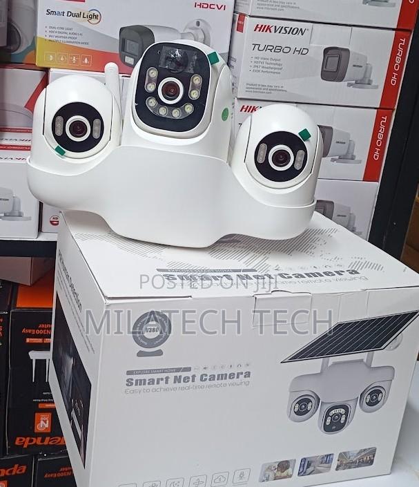 Solar Camera Tripple Lens Convinient