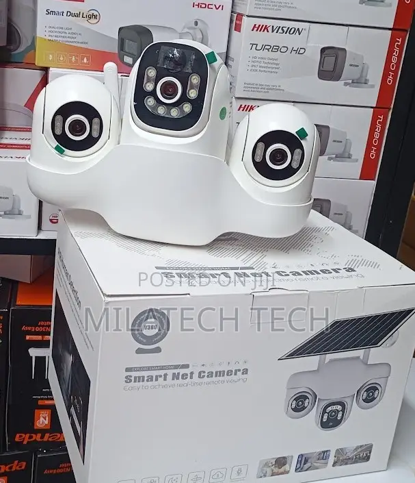 Solar Camera Tripple Lens Convinient