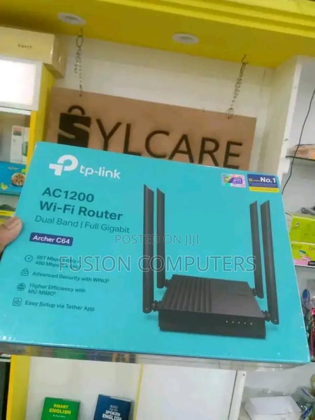 Tp-Link Archer C64 Ac1200 Wireless Mu-Mimo Wifi Router - main view