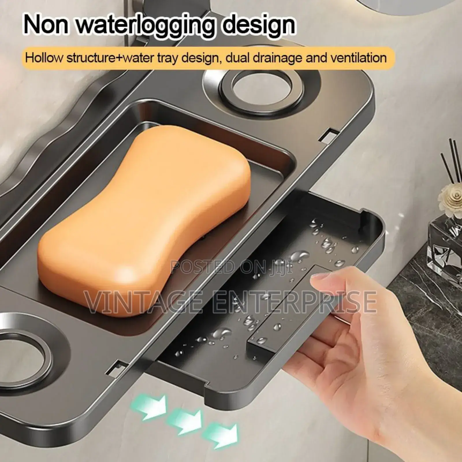 Wall Mounted Punch Free Soap Holder