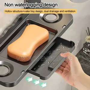 Wall Mounted Punch Free Soap Holder