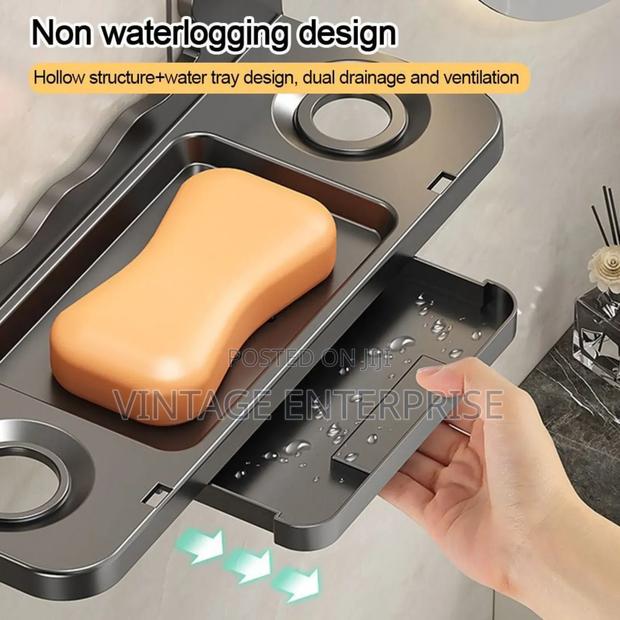 Wall Mounted Punch Free Soap Holder - thumbnail 2