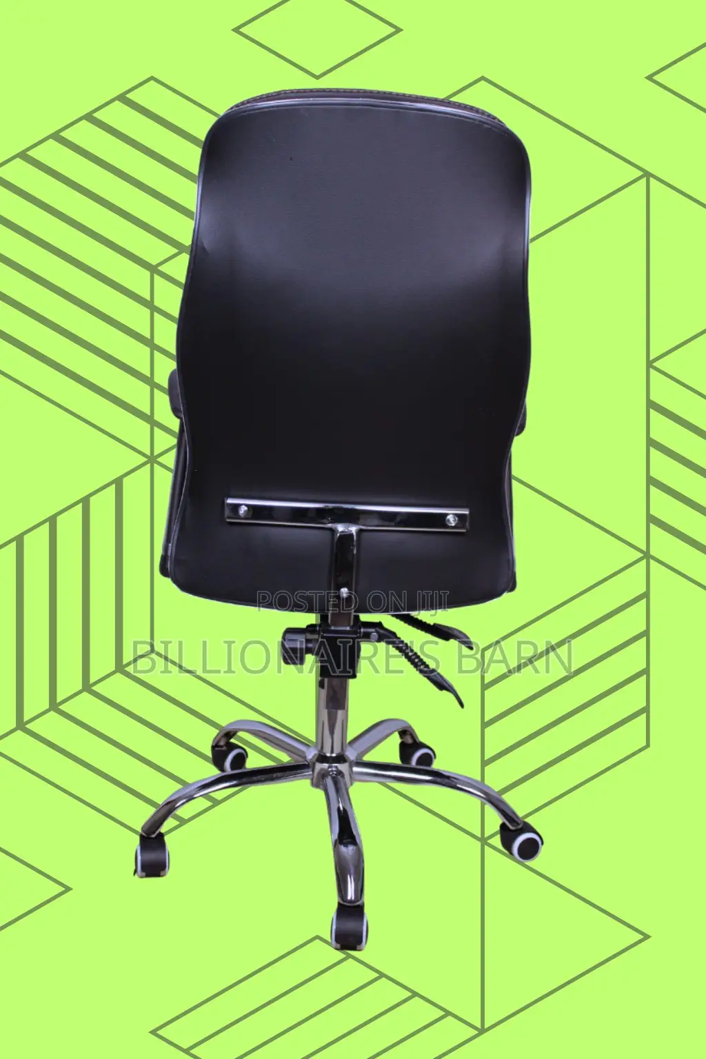 Durable Executive Leather Office Chair — Strong Stable Base